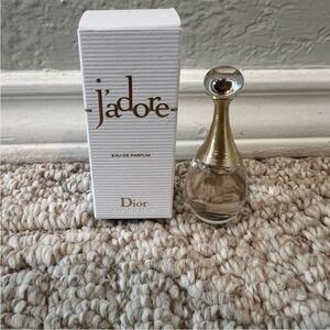 Dior J'adore Perfume with Gold and Silver Accents mini 5 ml new in box